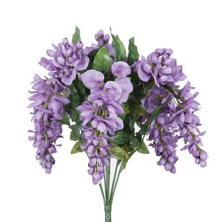 Dare2Decor 19 in. Wistera Bush - Lavender DA801755