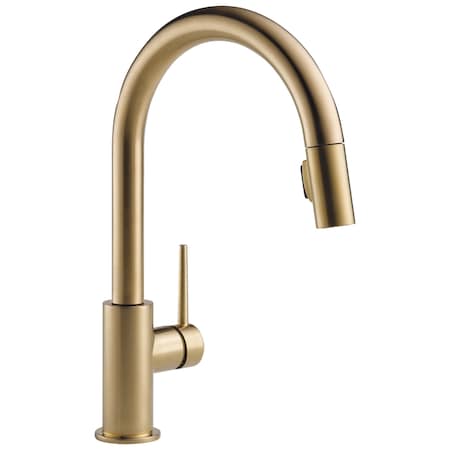 Delta Trinsic Single Handle Pull-Down Kitchen Faucet 9159-CZ-DST