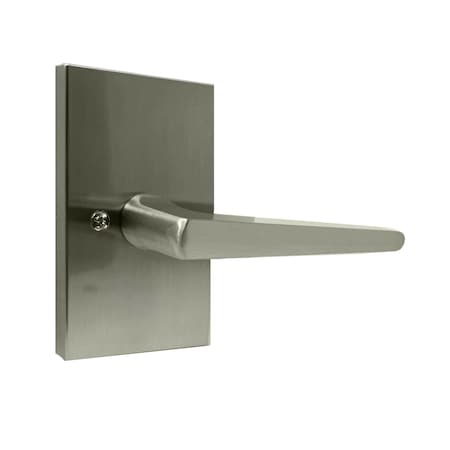 Weslock Philtower Lever with Rectangular Rose Half Dummy Lock Satin Nickel Finish 009057N--0020
