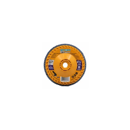 Sm Products Ceramic Flap Disc, 80 Grit, 4-1/2 In. 21005