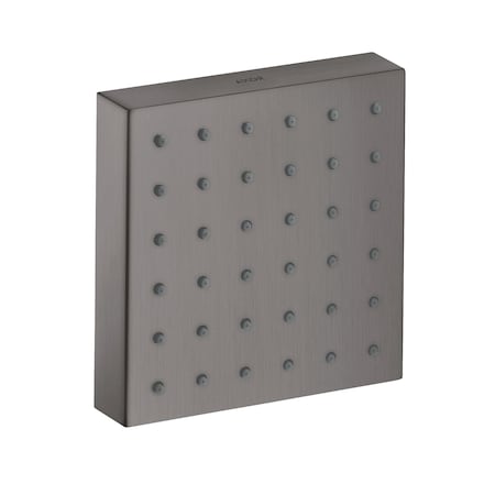 Axor ShowerSolutions Shower Module 5" x 5" Square in Brushed Black Chrome 28491341