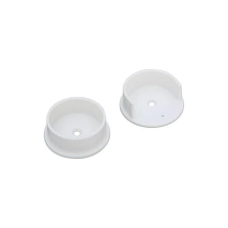 Homepage 1.63 in. Pole Sockets White HO414790