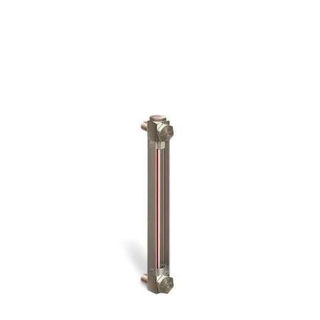 Oil-Rite Standard Steel Liquid Gauge with Straight Threads and Buna-N Seals - 7in., 1/2in.-20 B1559-10700BA1W