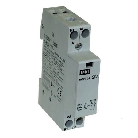 Imo Automation Modular Heating Contactor 20A 2 Pole Normally Closed, 230VAC HC20-02230