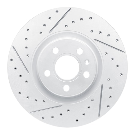 Dynamic Friction Co DFC Geoperformance Rotor - Drilled and Slotted 830-27059L