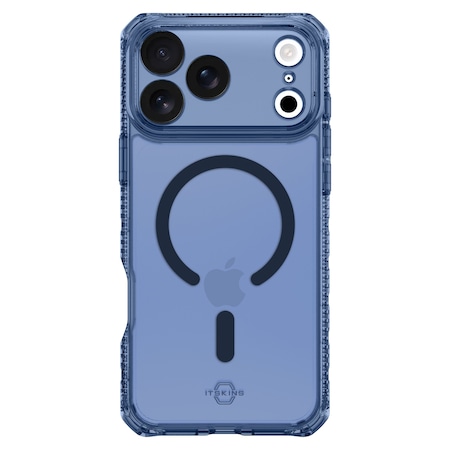 Itskins Hybrid_r Vapor Magsafe Case For Apple Iphone 17 Pro - Navy Blue AP7X-HBVAR-NVBL