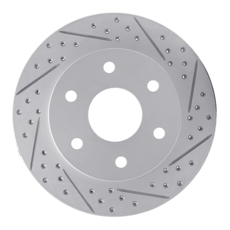 Dynamic Friction Co DFC Geoperformance Rotor - Drilled and Slotted 830-48036R