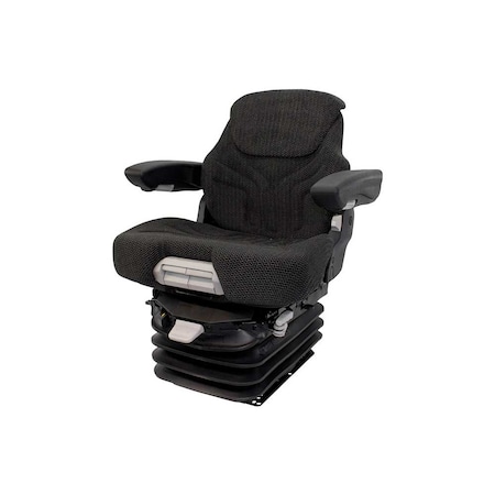 Uni Pro New Holland-Ford/Versatile 4WD Series 1060 Air Suspension Seat Kit Black/Gray Fabric 6723