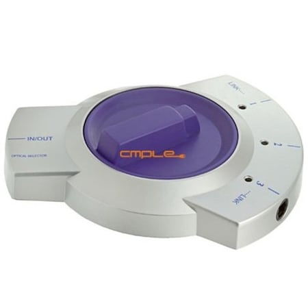 Cmple Optical Toslink Jack to 3xToslink Jacks 3-Way Bi-Directional Selector 264-N