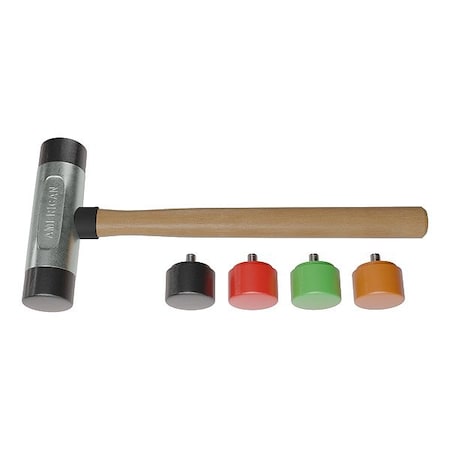 American Hammer Replaceable Tip Hammer, Aluminum, 2 lb AM2ARTWG