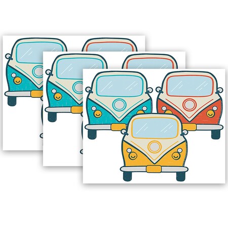 Eureka Adventurer, Paper Cut-Outs, 36-Piece Set, 3PK 841569