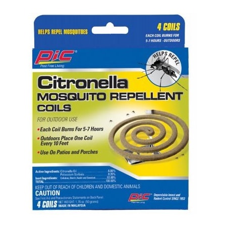 Pic Mosquito Repel Coil, 4PK CITCOIL-4