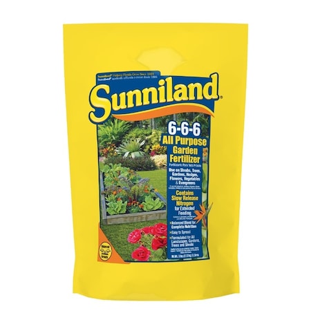 Sunniland Organic All Purpose 6-6-6 Fertilizer 5 lb 125876