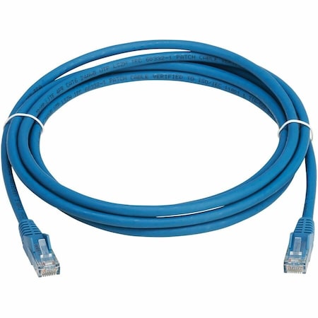 Eaton Tripp Lite Series Cat6 Gigabit Snagless Molded UTP Ethernet Cable RJ45 M/M, PoE, LSZH, Blue, 3 m N201L-03M-BL