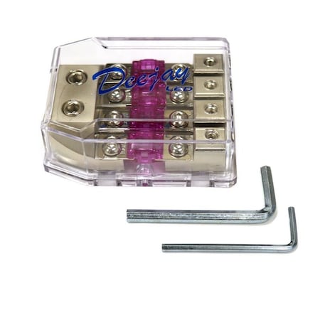 Deejay Led Main power distribution block Includes four ANL premounted fuses of 100 Amps each TBHANL40