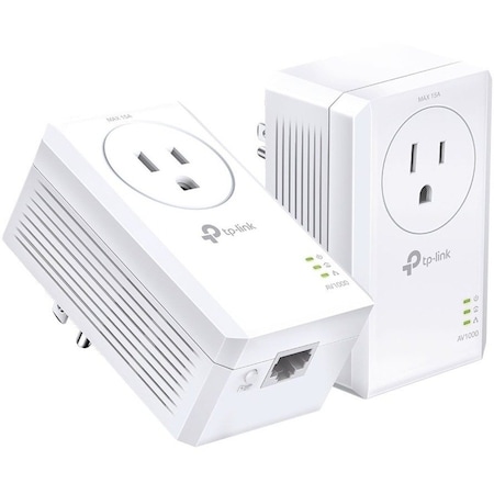 Tp-Link AV1000 GIGABIT PASS-THROUGH POWERLINE STARTER KIT TL-PA7017P KIT