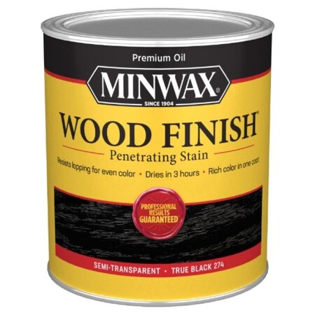 Minwax Co MW OIL BASED STAIN TRUE BLACK QT 700514444