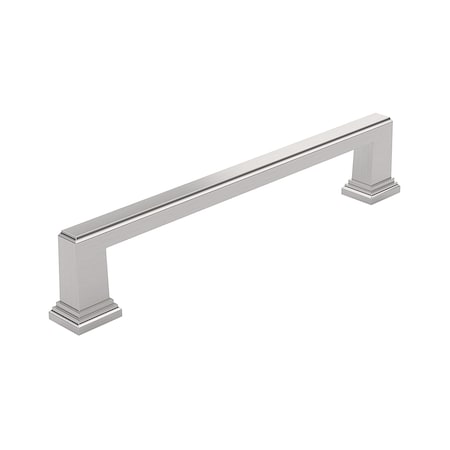 Richelieu Mirabel Collection 6 5/16 in (160 mm) Center-to-Center Brushed Nickel Transitional Cabinet Pull BP795160195