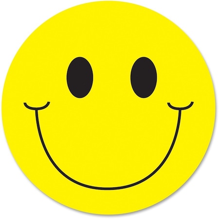 Ashley Productions Magnetic Whiteboard Eraser, Smile Face, 6PK 10011