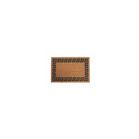 Sports Licensing Solutions Greek Key Coir Door Mat, 18 x 30 In. 41942