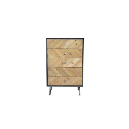 Homeroots 16.75 X 25.5 X 41 Gray Wood Cabinet 370378