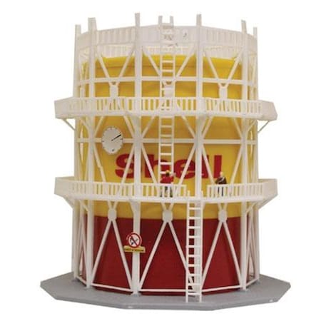 Model Power N Scale Large Oil Tank Built-Up Kit MDP2590