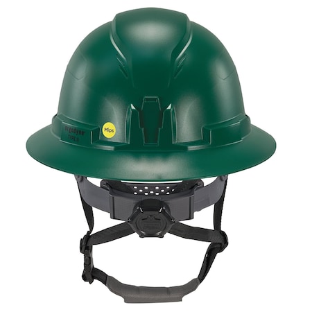 Ergodyne Green Class E Type 2 MIPS Full Brim Safety Helmet 8963-MIPS