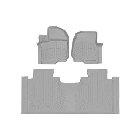 Weathertech Grey, Front and Rear FloorLiner HP 46697-1-3IM