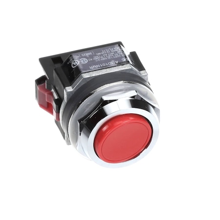 Lvo Switch Assembly, Stop, Push Button, Red, Normally Closed 511-5269