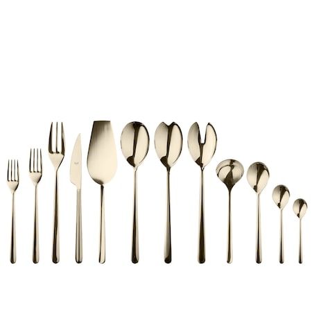 Mepra Linea Flatware Set - 67 Pieces - Champagne 109322067