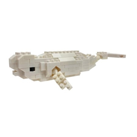 Strategy Agon 2.16 in. Sea Friends Beluga Whale  - 170 Piece ST3521722