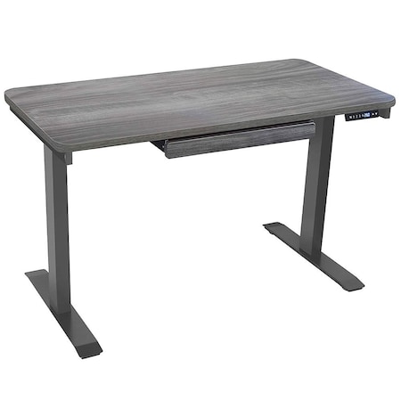 Motionwise Motionwise Electric Height Adjustable De, 24 in D X 48 in H, 48 in W X Wood and Steel, Gray SDG48CG