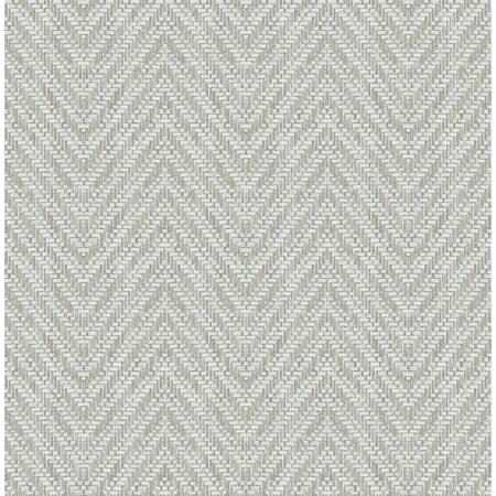 A-Street Prints Glynn Sterling Chevron Wallpaper 4122-27042