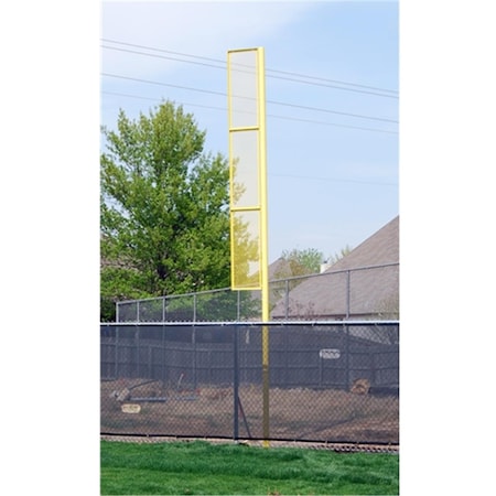 Gared Sports 3.5 in. Inground Baseball Foul Pole, 15 in. BSPOLE-15P