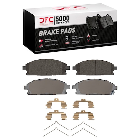 Dfc 5000 Advanced Disc Brake Pad Set, 1551-0691-01
