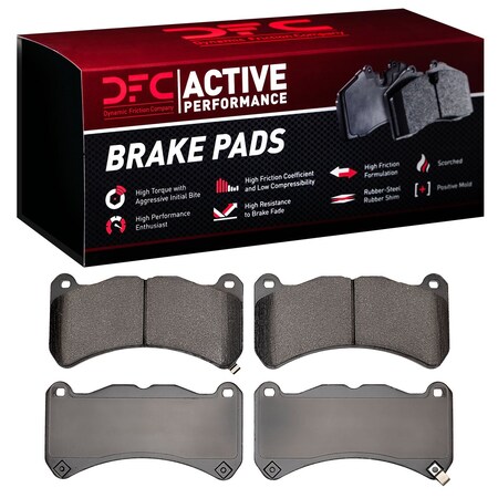 Dfc Active Performance, Disc Brake Pad Set, 1115-1365-00