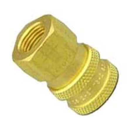 Mi-T-M .25 In. Quick Connect Socket Brass 5529060