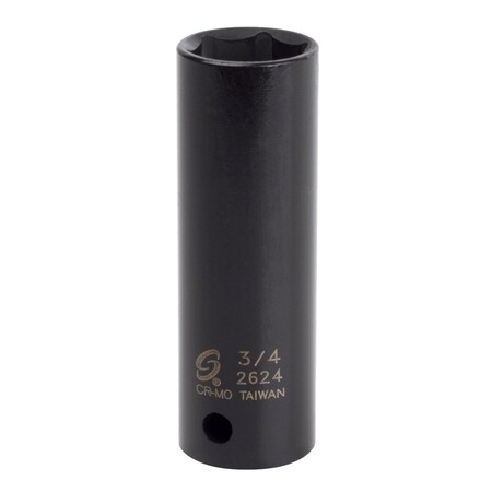 Sunex 1/2 in Drive 3/4 in Extra Thin Wall Deep Impact Socket 2624