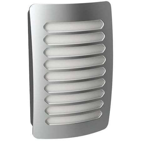 Amertac Louver Decoplug Night Light, 120 V, 0.9 W, LED Lamp, Warm White Light, 2 Lumens, 3000 K Color Temp NL-DPLV-N