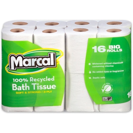 Marcal 100 Recycled SoftStrong Bath Tissue MRC16466