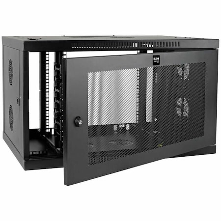 Tripp Lite 9U WALLMOUNT RACK ENCLOSURE SERVER CABINET WIDE CABLE MANAGEMENT SRW9UDPVRT