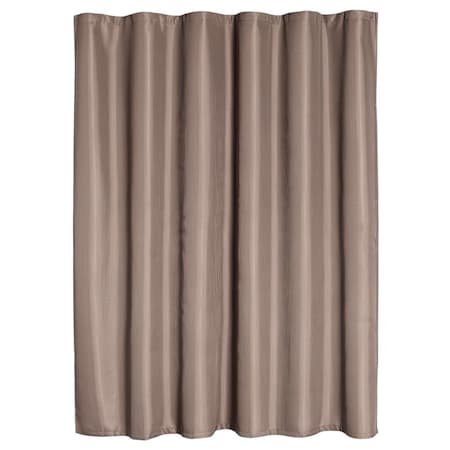 Homeroots Luxurious Mocha Waffle Weave Shower Curtain 399722