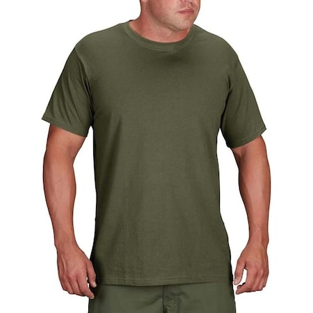 Propper Men's Crew Neck Tee, 60% Carded Cotton/40% Polyester Jersey, Pull On, Olive, Medium, 3 PK F5830