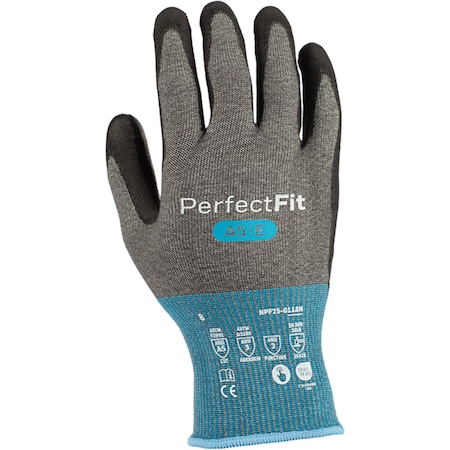 G-Tek Seamless Knit A5 Engineered Yarn Glove w/PU Coated Grip on Palm&Fingers, Touchscreen, ESD Safe 270095