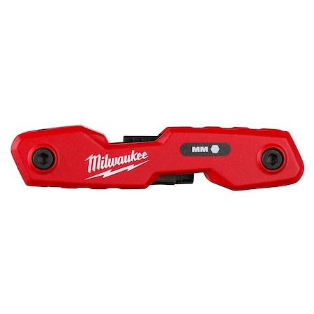 Milwaukee Tool 8-Key Folding Hex Key Set - Metric 48-22-2182
