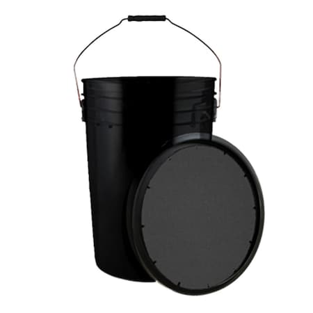 Perfectpitch 6 gal Ball Bucket Black PE2085580