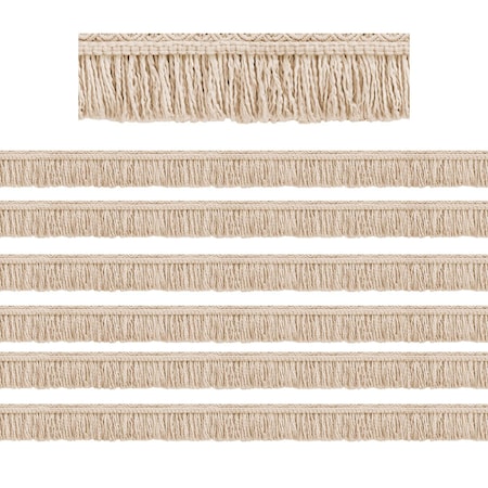 Teacher Created Resources Wonderfully Wild Fringe Die-Cut Border Trim, 35 Feet Per Pack, 6PK TCR9193