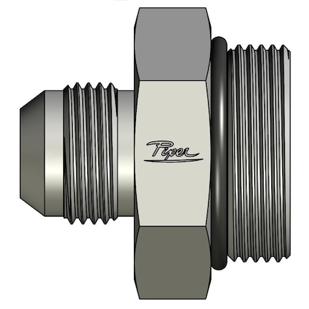 Piper Straight Thread Connector, 3/4in. Male JIC, 1-1/4in. Male O-Ring Boss 0700-12-20