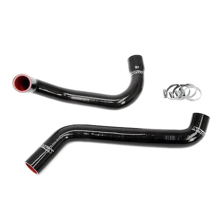 Hps Performance High Temp Reinforced Silicone Radiator Coolant Hose Kit, Black, 57-2038-BLK
