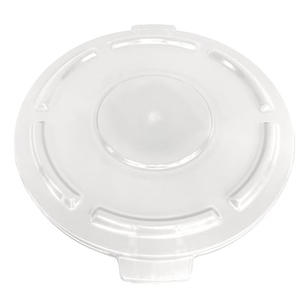 Crusader CTC Round Heavy-duty Utility Container Lid, White, Polyethylene, 15-3/5" W/Dia CTC-L10WT